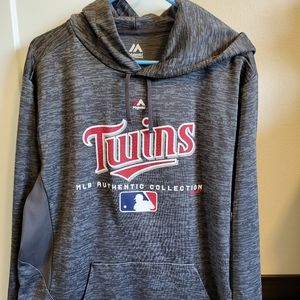 Minnesota Twins large gray hoodie